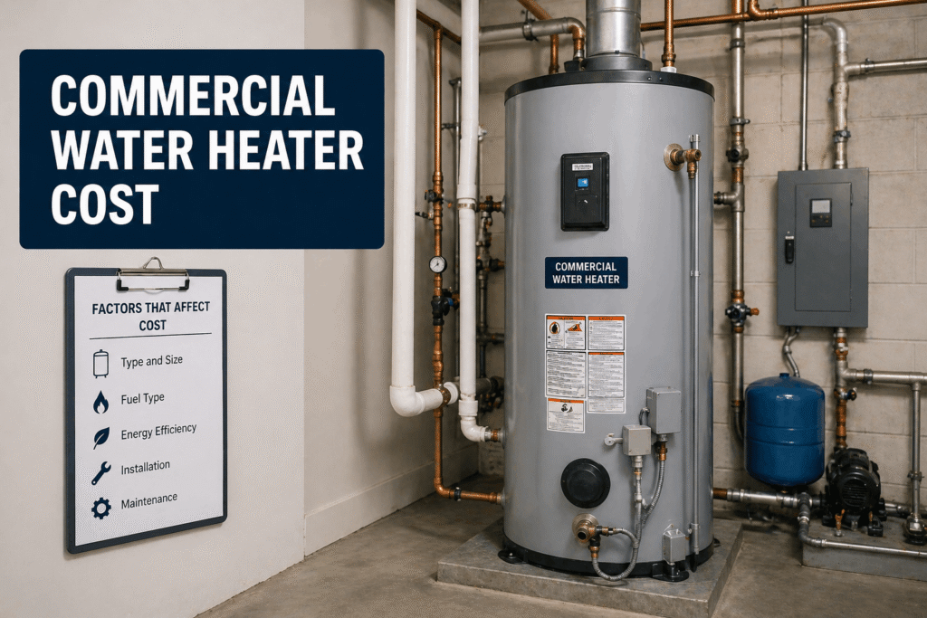 Commercial Water Heater cost in Dallas, TX