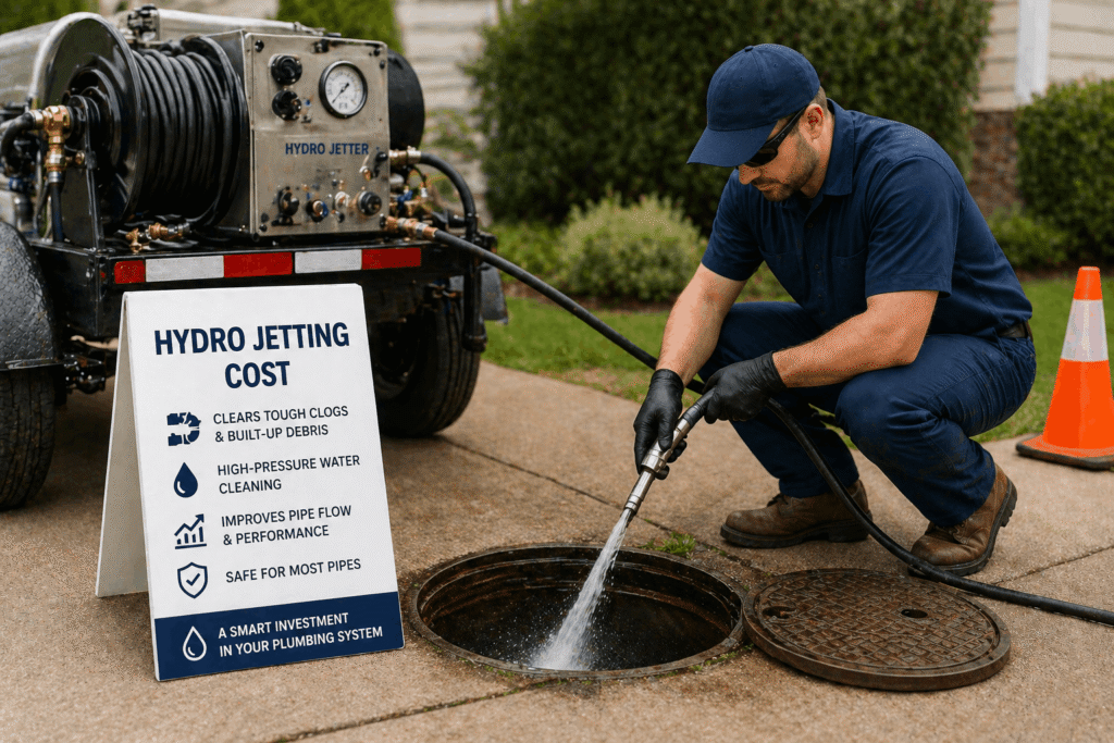 hydro jetting cost in Dallas, TX