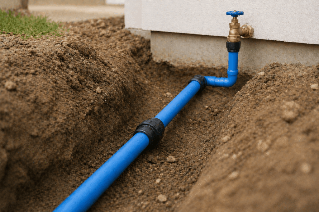 water line cost in Dallas, TX